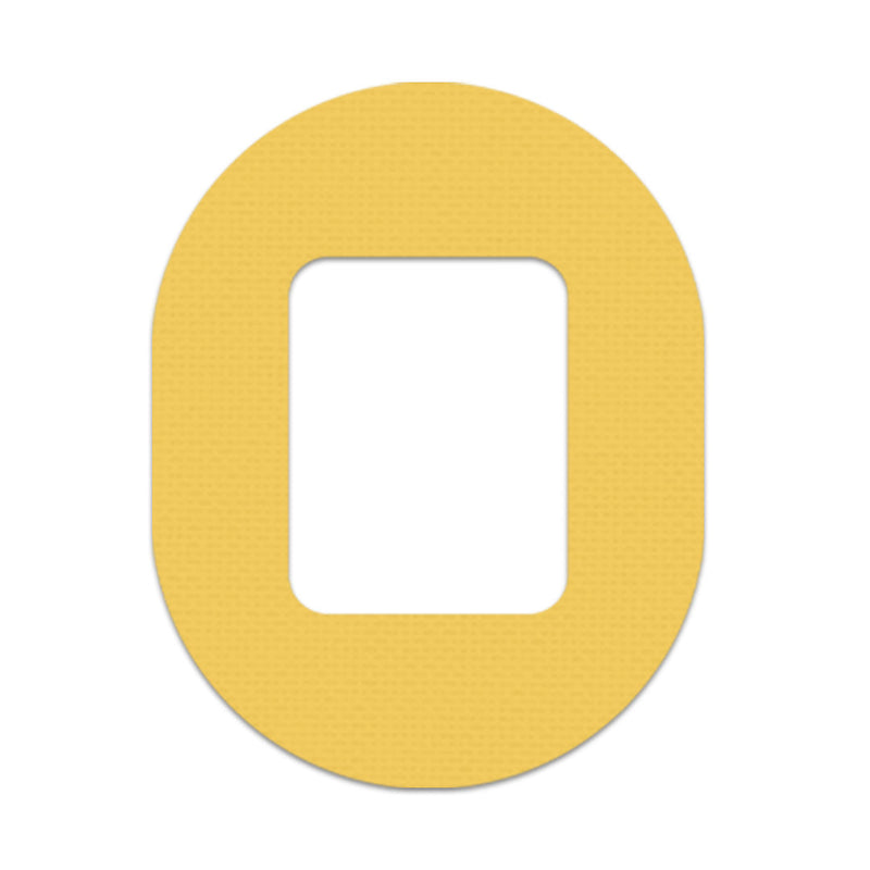 Peelz Solid Color Yellow Tandem Mobi Patch Tape - Pump Peelz Patch Medical Tape