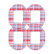 Peelz Party Plaid Tandem Mobi Patch Tape - Pump Peelz Patch Medical Tape