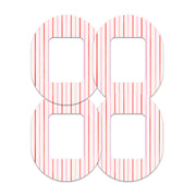 Peelz Peppermint Stripes Tandem Mobi Patch Tape - Pump Peelz Patch Medical Tape