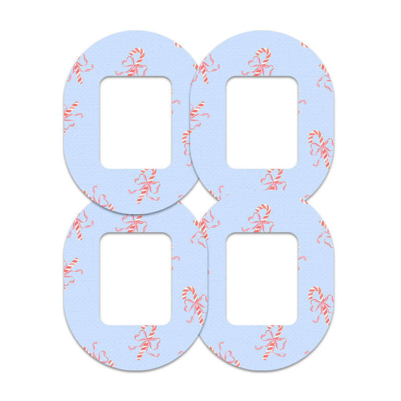 Peelz Candy Cane Lane Tandem Mobi Patch Tape - Pump Peelz Patch Medical Tape