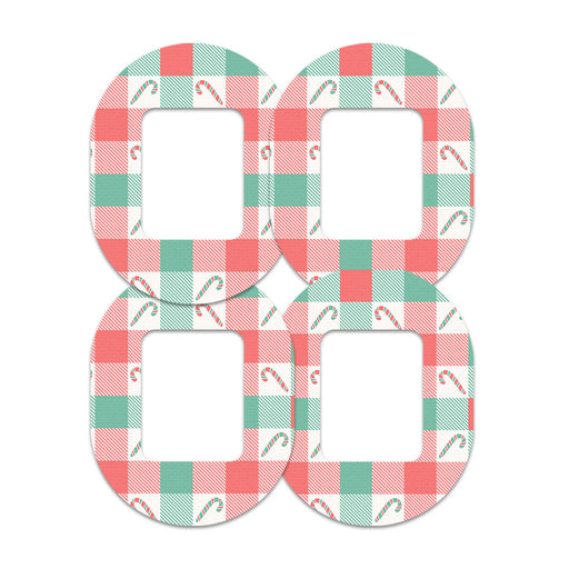 Peelz Peppermint Plaid Tandem Mobi Patch Tape - Pump Peelz Patch Medical Tape