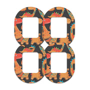 Peelz Jurassic Gingerbread Tandem Mobi Patch Tape - Pump Peelz Patch Medical Tape