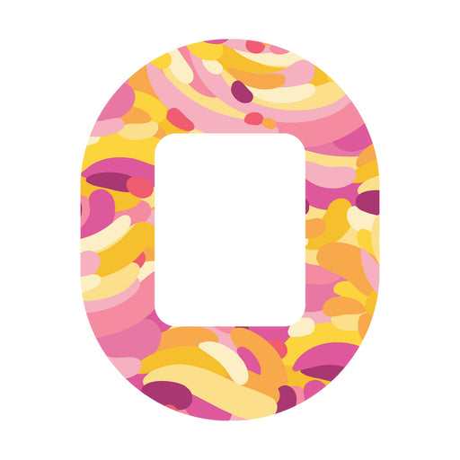 Peelz Jelly Swirl Tandem Mobi Decorative Patch Tape - Pump Peelz Patch Medical Tape