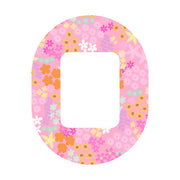 Peelz Pink Petals Tandem Mobi Decorative Patch Tape - Pump Peelz Patch Medical Tape