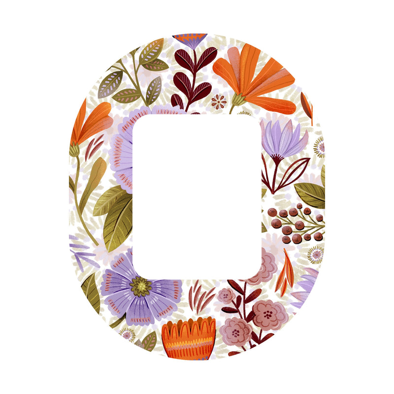 Peelz Autumn Meadow Tandem Mobi Patch Tape - Pump Peelz Patch Medical Tape