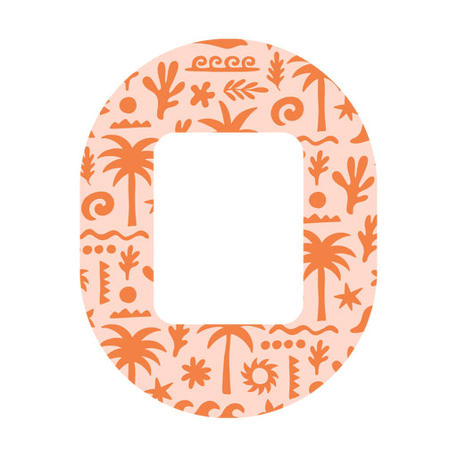 Peelz Terracotta Tides Tandem Mobi Decorative Patch Tape - Pump Peelz Patch Medical Tape