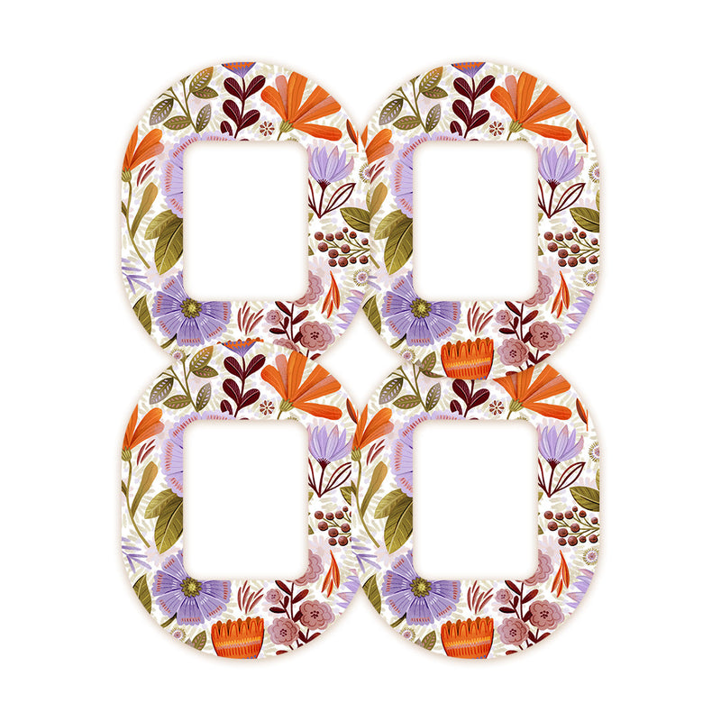 Peelz Autumn Meadow Tandem Mobi Patch Tape - Pump Peelz Patch Medical Tape