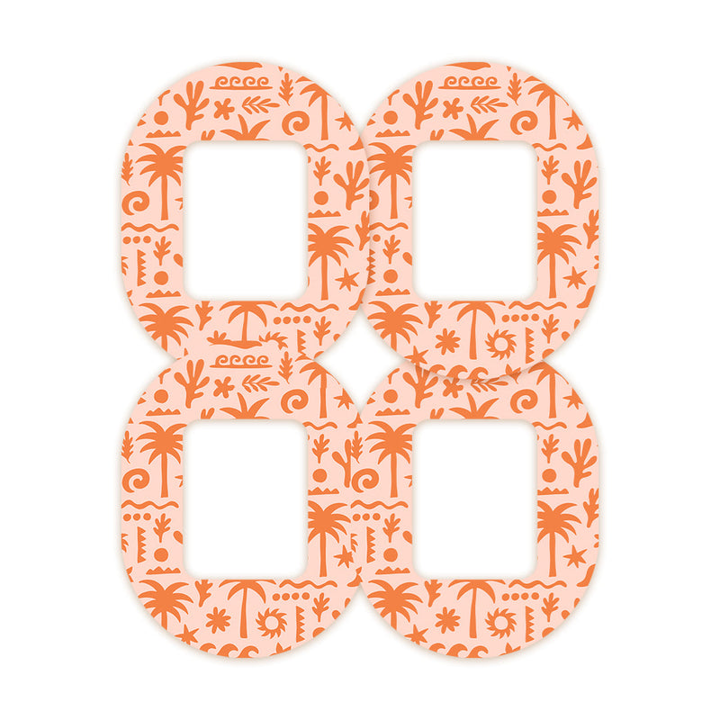 Peelz Terracotta Tides Tandem Mobi Decorative Patch Tape - Pump Peelz Patch Medical Tape