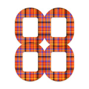 Peelz Pumpkin Plaid Tandem Mobi Patch Tape - Pump Peelz Patch Medical Tape
