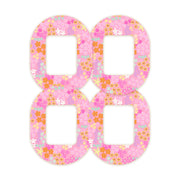Peelz Pink Petals Tandem Mobi Decorative Patch Tape - Pump Peelz Patch Medical Tape