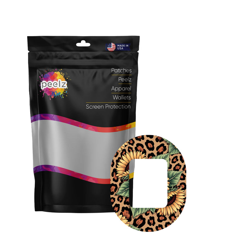 Peelz Wild Sunflower Tandem Mobi Patch Tape - Pump Peelz Patch Medical Tape