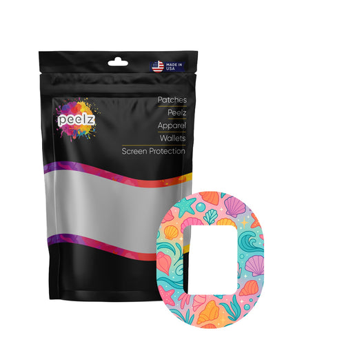 Peelz Rainbow Reef Tandem Mobi Decorative Patch Tape - Pump Peelz Patch Medical Tape
