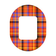 Peelz Pumpkin Plaid Tandem Mobi Patch Tape - Pump Peelz Patch Medical Tape