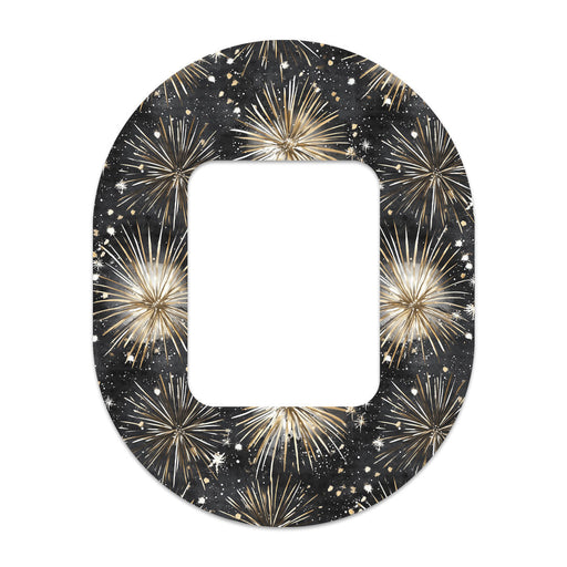 Peelz Fireworks Tandem Mobi Decorative Patch Tape - Pump Peelz Patch Medical Tape