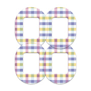 Peelz Spring Plaid Tandem Mobi Decorative Patch Tape - Pump Peelz Patch Medical Tape