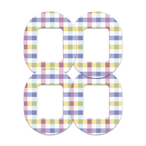 Peelz Spring Plaid Tandem Mobi Decorative Patch Tape - Pump Peelz Patch Medical Tape