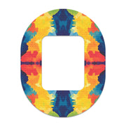 Peelz Bright Tie Dye Tandem Mobi Decorative Patch Tape - Pump Peelz Patch Medical Tape