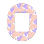 Peelz Lavender Love Tandem Mobi Decorative Patch Tape - Pump Peelz Patch Medical Tape