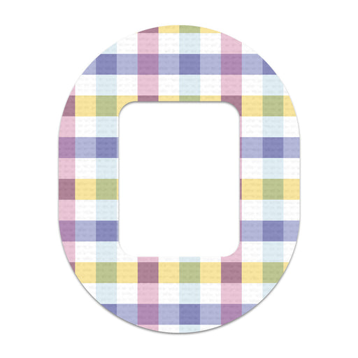 Peelz Spring Plaid Tandem Mobi Decorative Patch Tape - Pump Peelz Patch Medical Tape