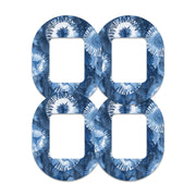 Peelz Monochrome Blue Tie Dye Tandem Mobi Decorative Patch Tape - Pump Peelz Patch Medical Tape