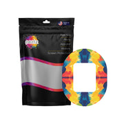 Peelz Bright Tie Dye Tandem Mobi Decorative Patch Tape - Pump Peelz Patch Medical Tape