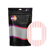 Peelz Peppermint Stripes Tandem Mobi Patch Tape - Pump Peelz Patch Medical Tape