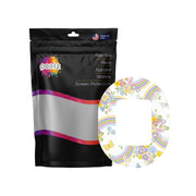 Peelz Rainbow Blooms Tandem Mobi Decorative Patch Tape - Pump Peelz Patch Medical Tape