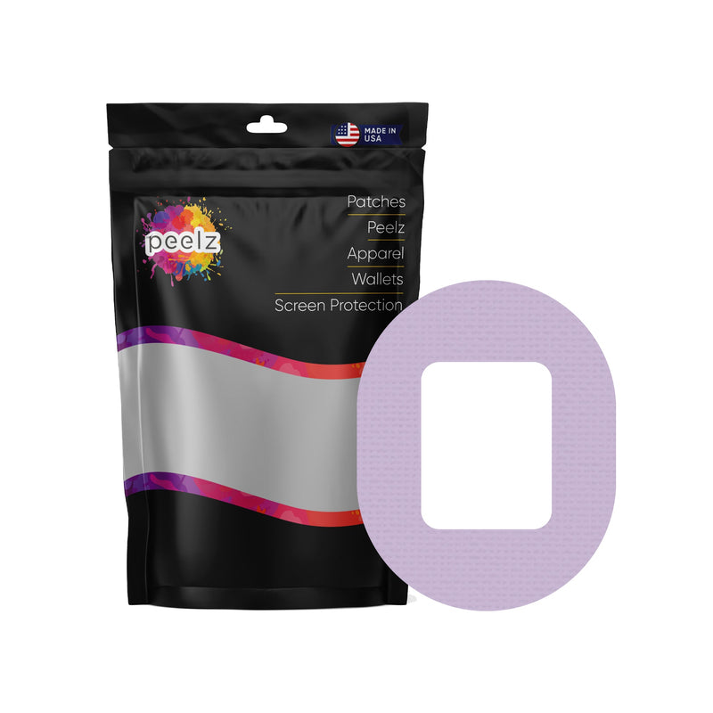 Peelz Solid Color Lavender Tandem Mobi Patch Tape - Pump Peelz Patch Medical Tape