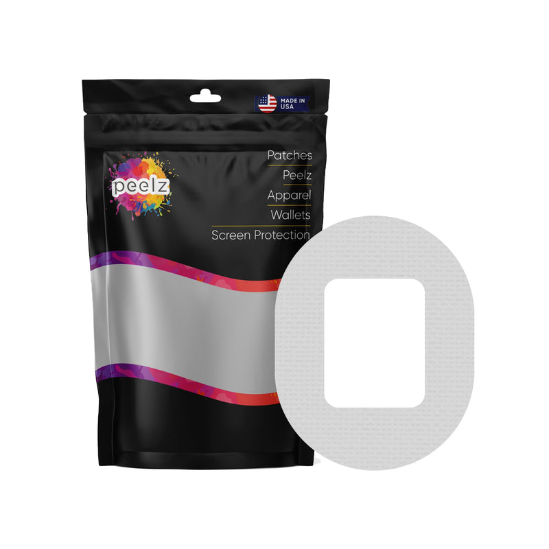 Peelz Solid Color Platinum Tandem Mobi Patch Tape - Pump Peelz Patch Medical Tape