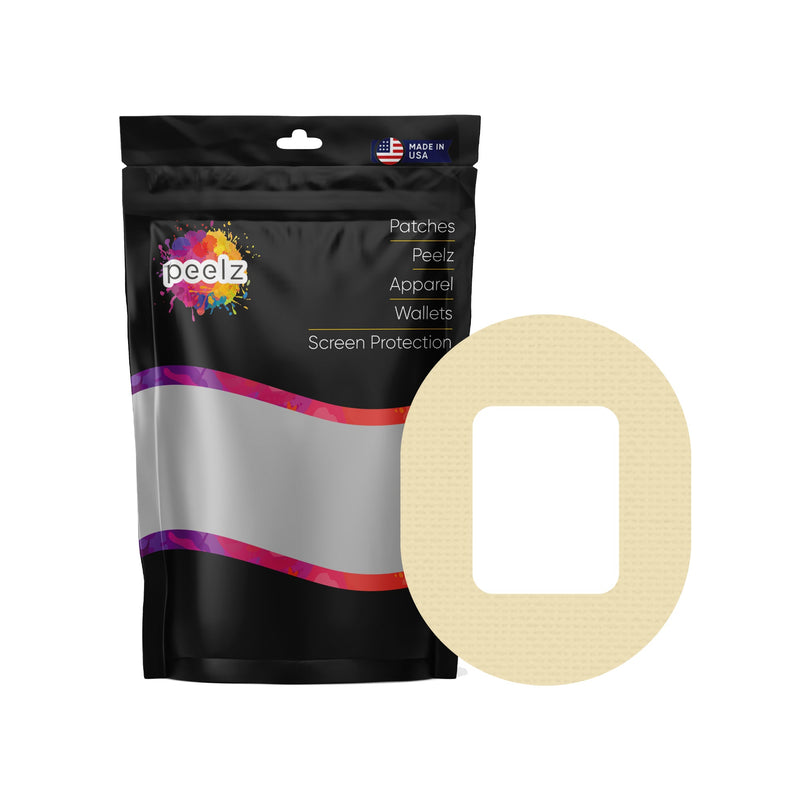Peelz Solid Color Buttermilk Tandem Mobi Patch Tape - Pump Peelz Patch Medical Tape