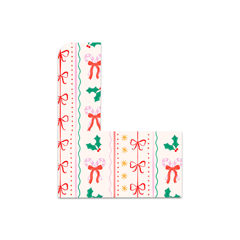 Peelz Holly Jolly Ribbon Tandem Mobi Sticker - Pump Peelz Peelz/Stickers