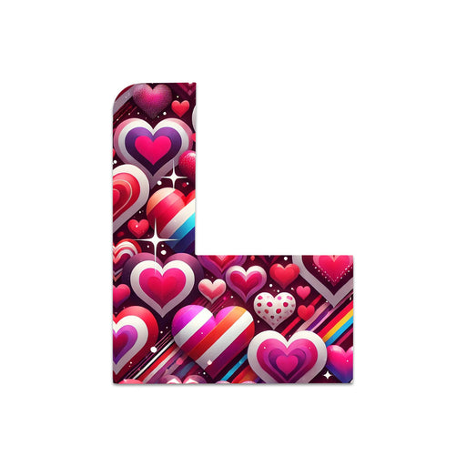 Peelz Sparkly Hearts Sticker for Tandem Mobi Peelz/Stickers