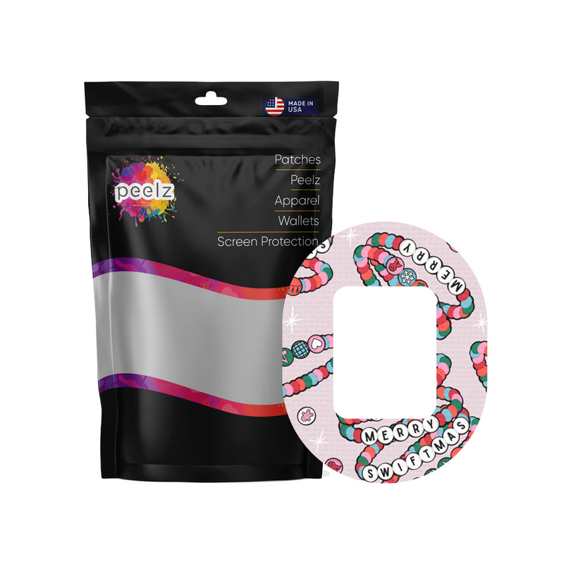 Peelz Merry Swiftmas Tandem Mobi Patch Tape - Pump Peelz Patch Medical Tape