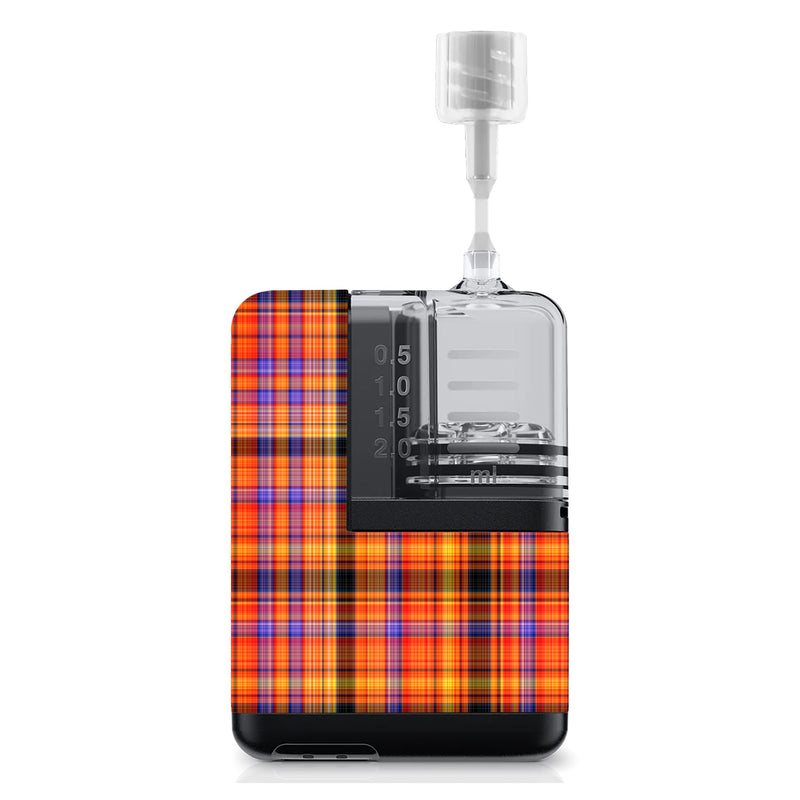Peelz Pumpkin Plaid Tandem Mobi Sticker - Pump Peelz Peelz/Stickers