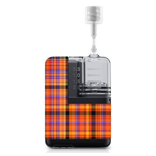 Peelz Pumpkin Plaid Tandem Mobi Sticker - Pump Peelz Peelz/Stickers