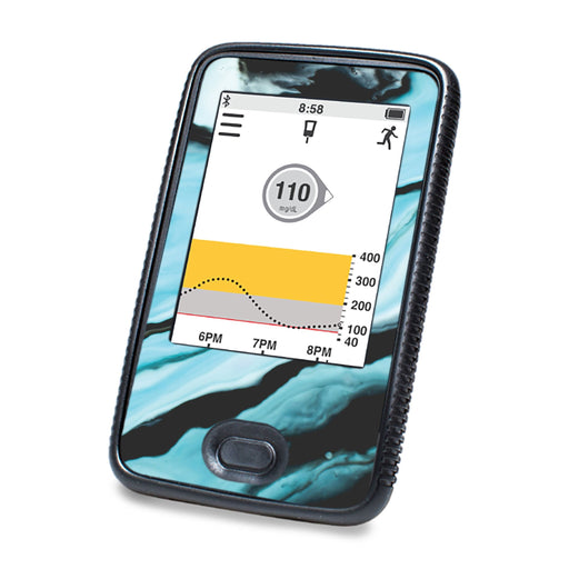 Peelz Modern Marble Designed for DEXCOM G6 Touchscreen Receiver Peelz/Stickers