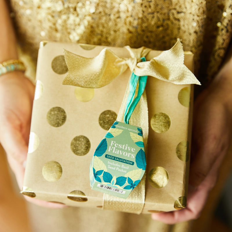 Modern Sprout Seed Salutations Playful Planting