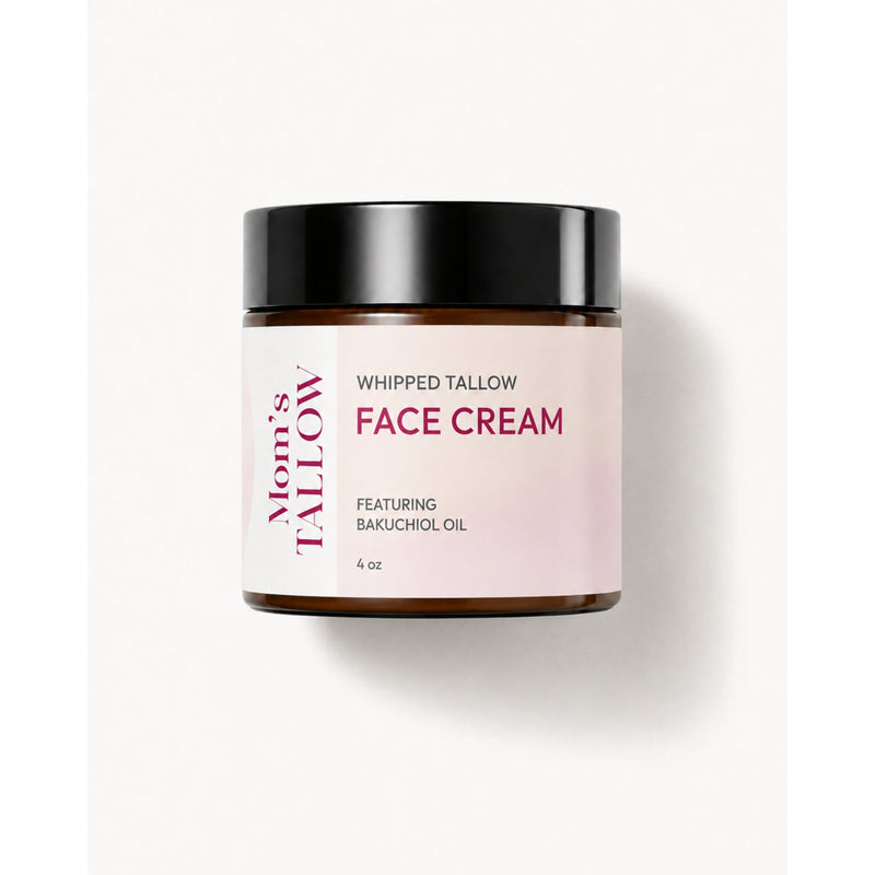 Mom’s Tallow Cloud Whipped Tallow Face Cream (NEW) White Smoke 4 oz