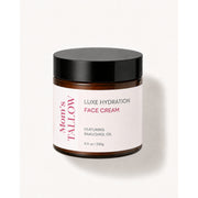 Mom’s Tallow Luxe Hydration Tallow Face Cream White Smoke 8 oz amber glass