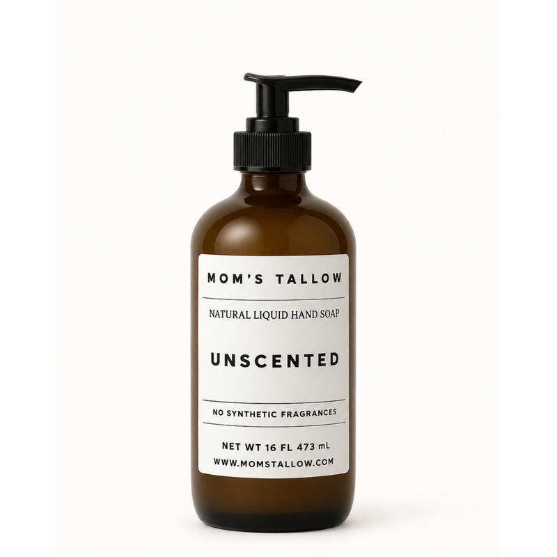 Mom’s Tallow Luxurious Tallow Hand Soap White Smoke Unscented