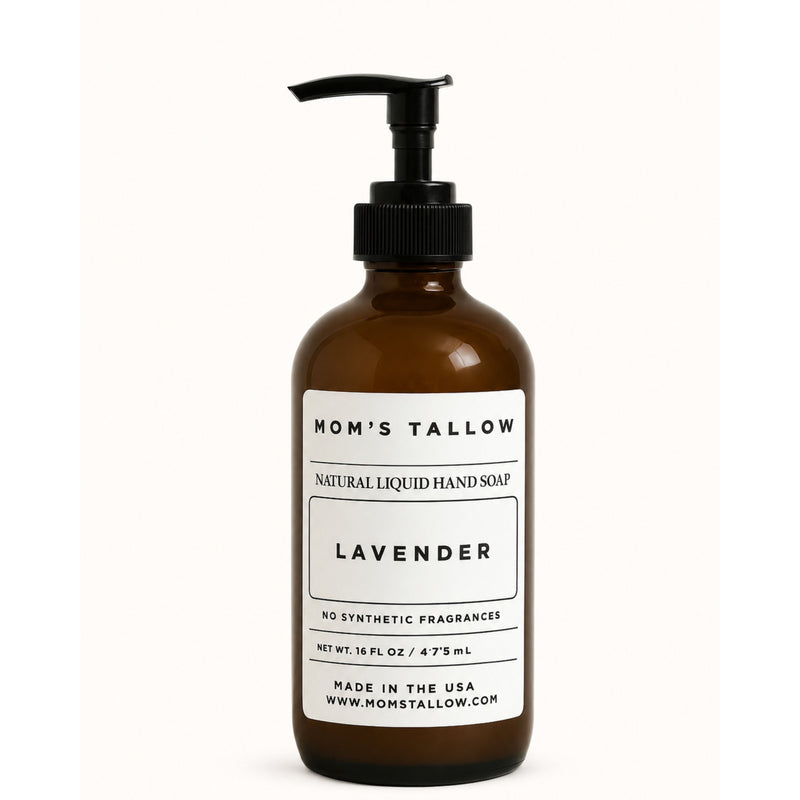 Mom’s Tallow Luxurious Tallow Hand Soap White Smoke Lavender