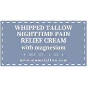 Mom’s Tallow Magnesium Comfort Relief Cream
