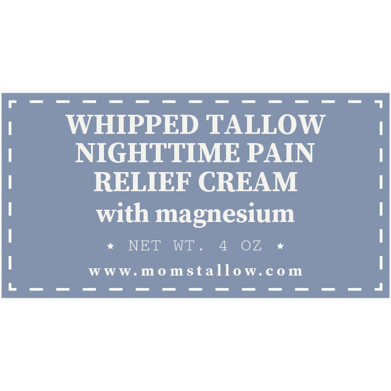 Mom’s Tallow Magnesium Comfort Relief Cream