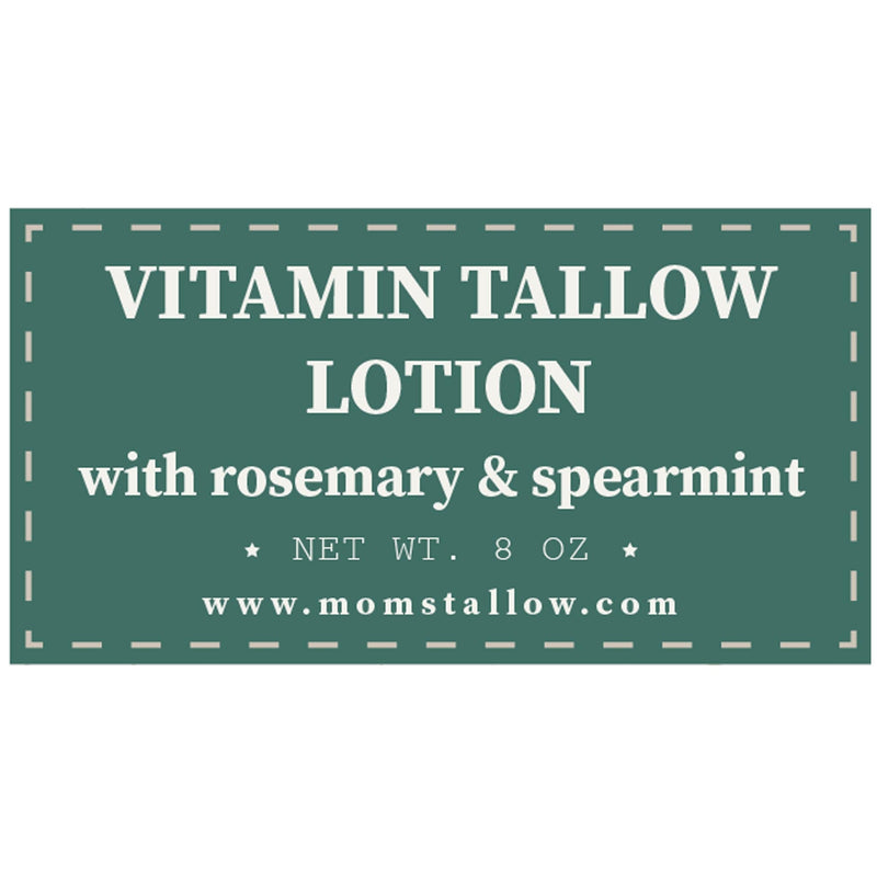 Mom’s Tallow Vitamin Tallow Lotion (8 oz)