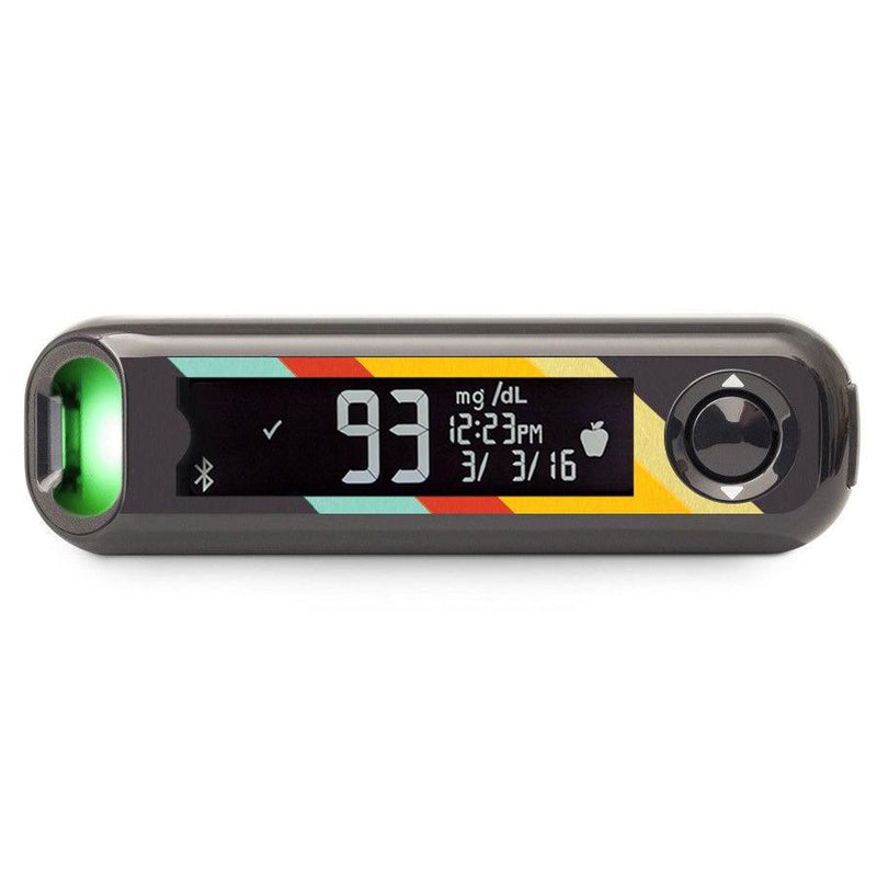 Peelz Monaco Stripes Bayer Contour© Next One Glucometer Peelz/Stickers