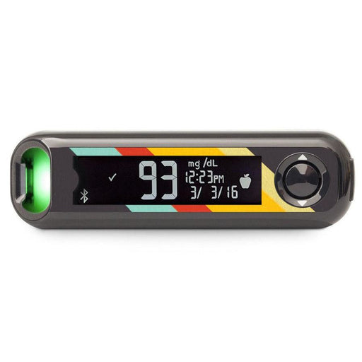 Peelz Monaco Stripes Bayer Contour© Next One Glucometer Peelz/Stickers