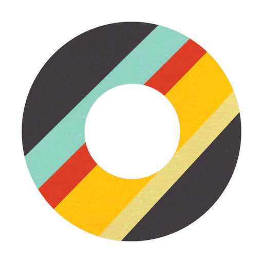 Peelz Monaco Stripes Patch  Tape Designed for the FreeStyle Libre 2 Patch Medical Tape