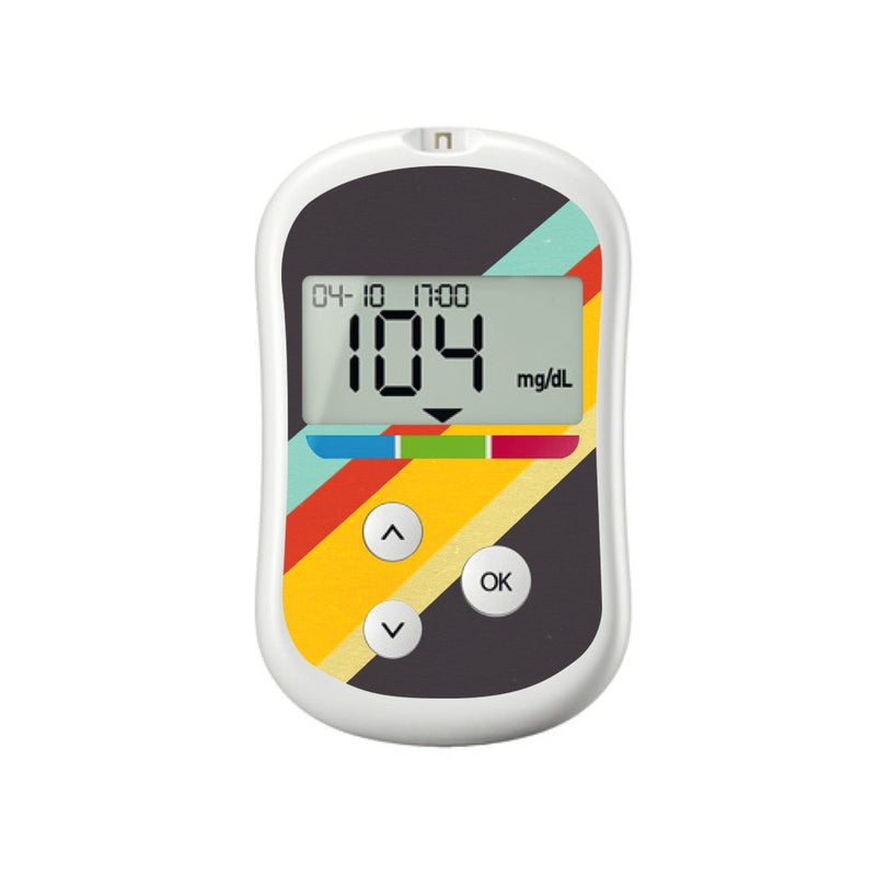 Peelz Monaco Stripes for OneTouch Verio Flex Glucometer Peelz/Stickers