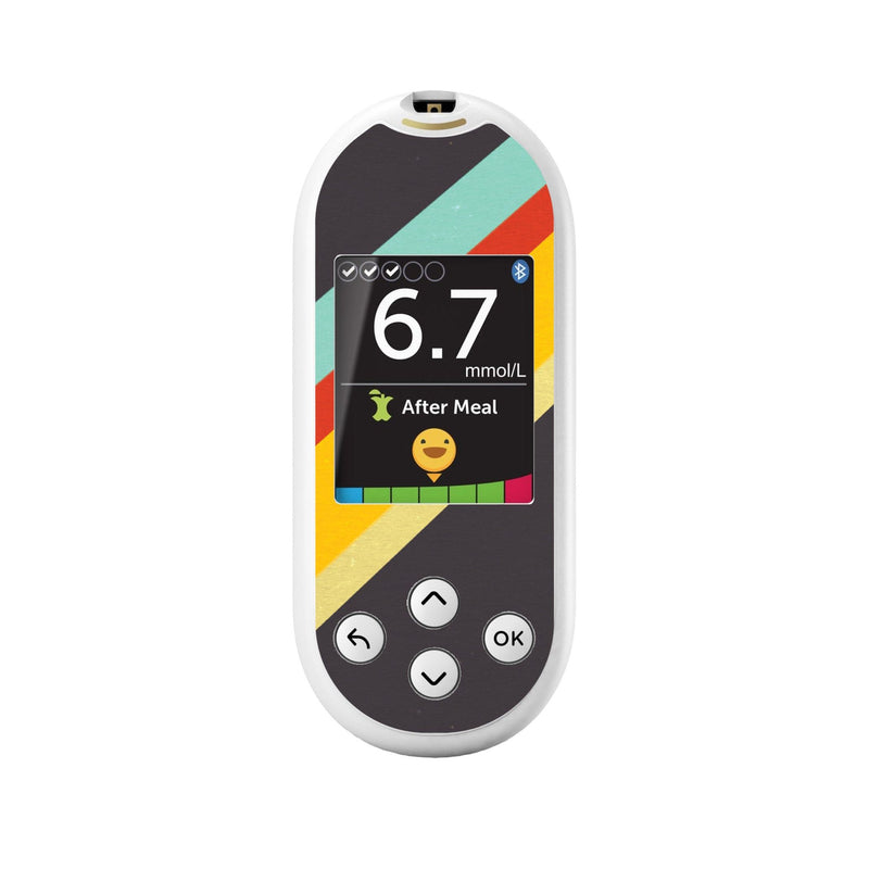Peelz Monaco Stripes for OneTouch Verio Reflect Glucometer Peelz/Stickers