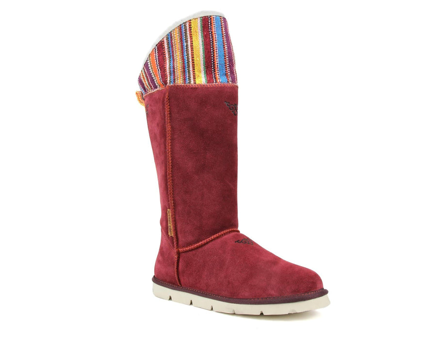 Mongol Boot - Burgundy